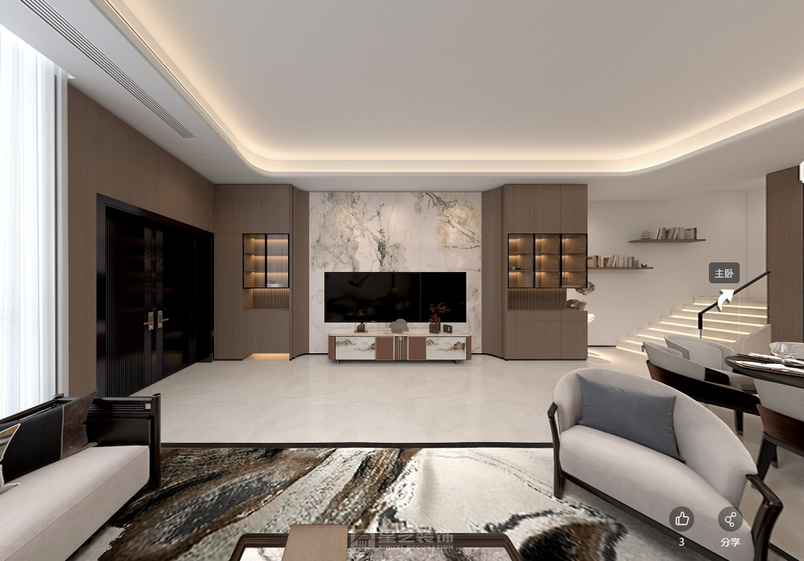 天河區-新中式-楊宅