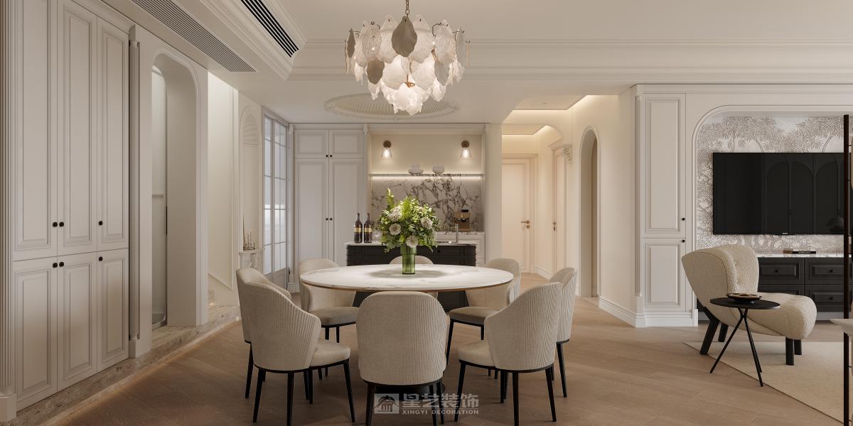 法式奶油風格復式雅居