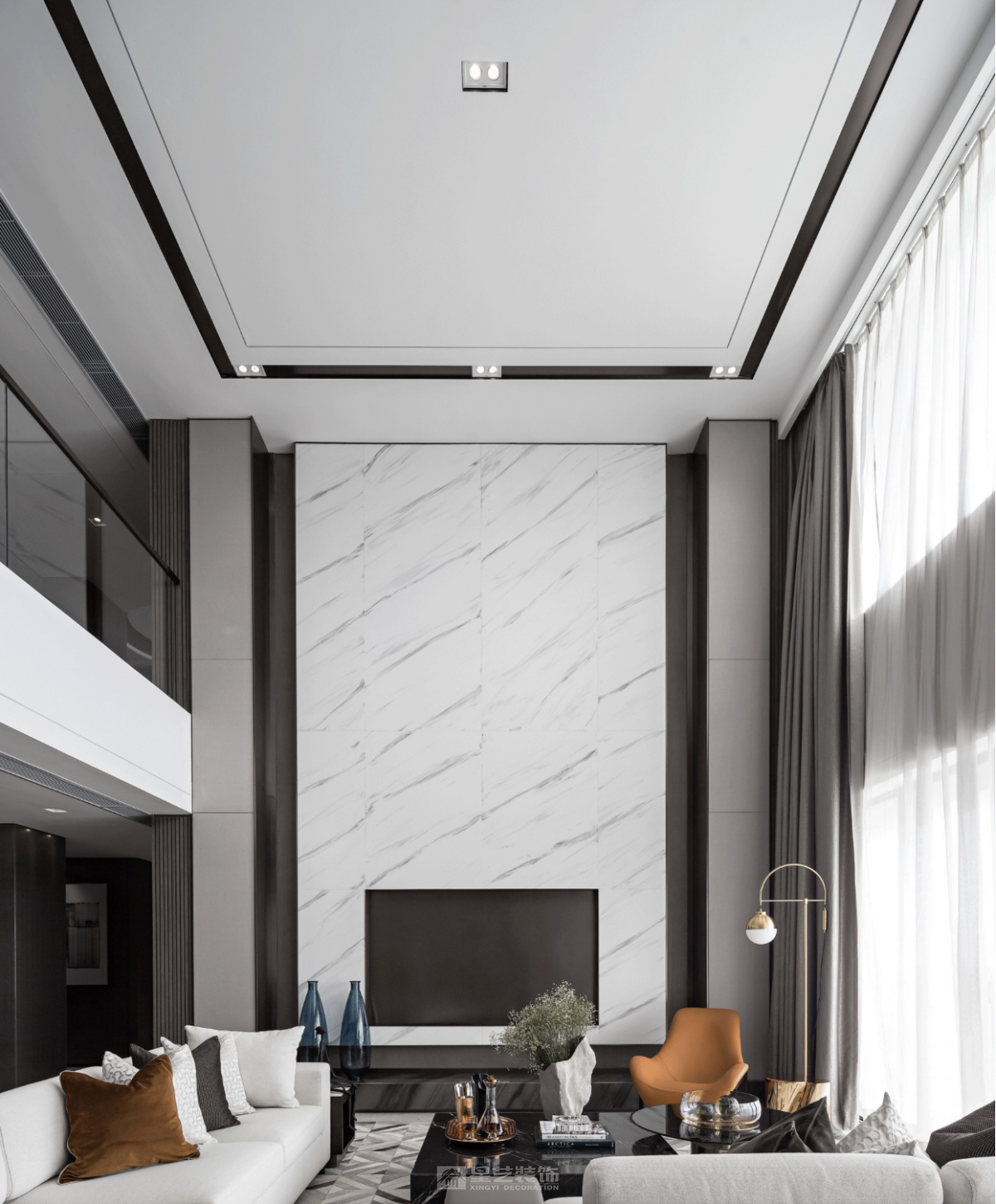 頂層躍層——復式挑空的廳